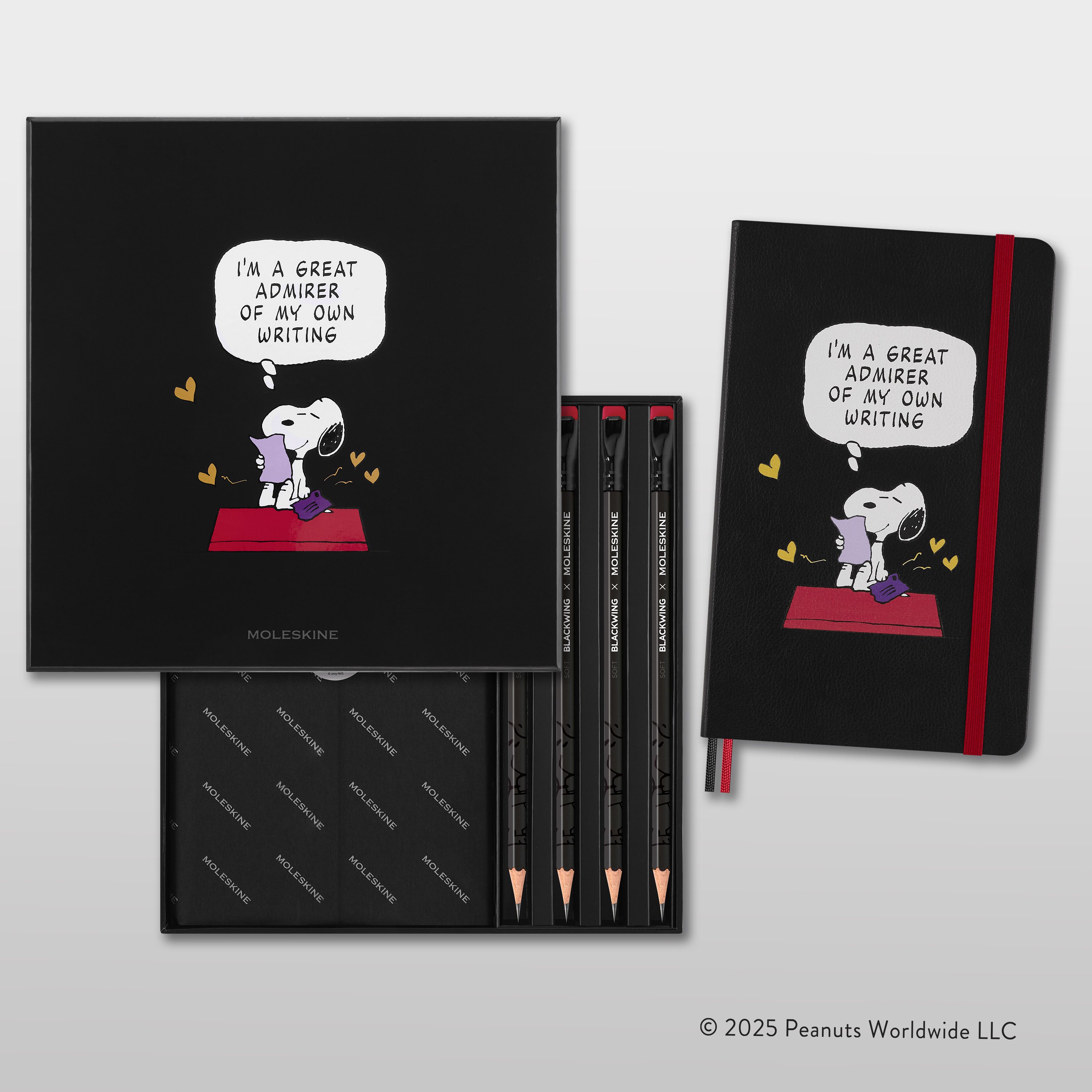 Peanuts Notebook & Blackwing Pencil Set